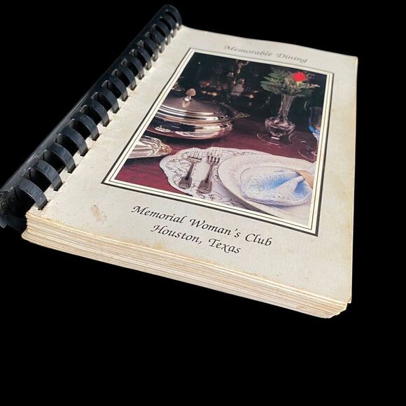 Vtg Cookbook by The Memorial Woman's Club Houston Texas 1992 Spiral 276 Pages - Picture 2 of 8